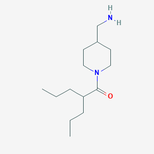1-[4-(Aminomethyl)piperidin-1-yl]-2-propylpentan-1-one