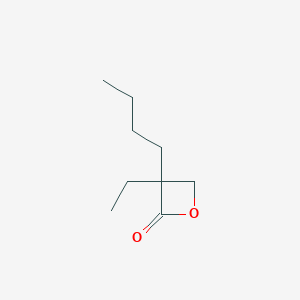 molecular formula C9H16O2 B14722217 3-Butyl-3-ethyloxetan-2-one CAS No. 5810-00-4