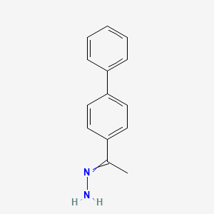 [1-([1,1'-Biphenyl]-4-yl)ethylidene]hydrazine