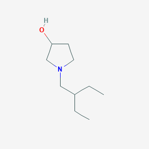 molecular formula C10H21NO B1472226 1-(2-乙基丁基)吡咯烷-3-醇 CAS No. 1552580-99-0