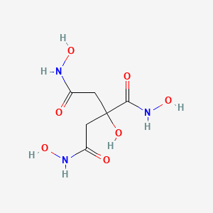 molecular formula C6H11N3O7 B14722275 1-N,2-N,3-N,2-tetrahydroxypropane-1,2,3-tricarboxamide CAS No. 6939-43-1