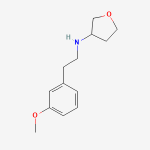 N-[2-(3-methoxyphenyl)ethyl]oxolan-3-amine