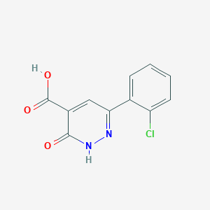 6-(2-Chlorophenyl)-3-oxo-2,3-dihydropyridazine-4-carboxylic acid