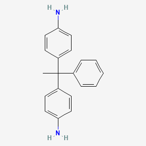 molecular formula C20H20N2 B14722310 4,4'-(1-Phenylethane-1,1-diyl)dianiline CAS No. 13555-38-9