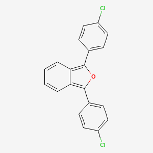 molecular formula C20H12Cl2O B14722332 1,3-Bis(4-chlorophenyl)-2-benzofuran CAS No. 6315-71-5