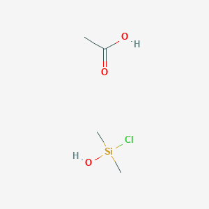 Acetic acid;chloro-hydroxy-dimethylsilane