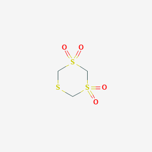 molecular formula C3H6O4S3 B14722364 1,3,5-Trithiane 1,1,3,3-tetraoxide CAS No. 6344-31-6