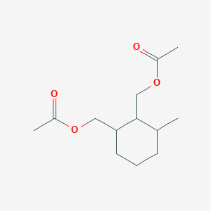 (3-Methylcyclohexane-1,2-diyl)dimethanediyl diacetate