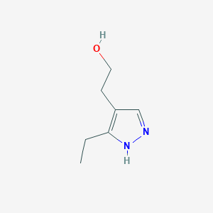 2-(3-ethyl-1H-pyrazol-4-yl)ethan-1-ol