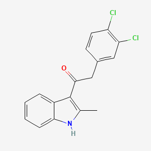 2-(3,4-Dichlorophenyl)-1-(2-methyl-1h-indol-3-yl)ethanone