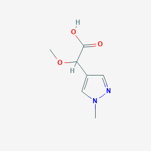 2-methoxy-2-(1-methyl-1H-pyrazol-4-yl)acetic acid