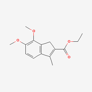 ethyl 6,7-dimethoxy-3-methyl-1H-indene-2-carboxylate