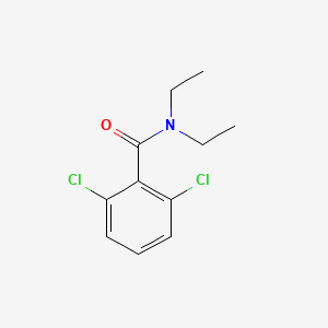 molecular formula C11H13Cl2NO B14722426 Benzamide, 2,6-dichloro-N,N-diethyl- CAS No. 10345-78-5