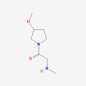 1-(3-Methoxypyrrolidin-1-yl)-2-(methylamino)ethan-1-one