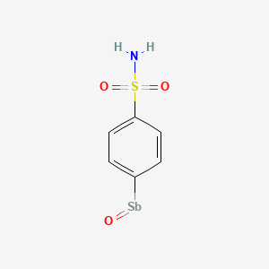 molecular formula C6H6NO3SSb B14722479 4-Oxostibanylbenzenesulfonamide CAS No. 5463-37-6