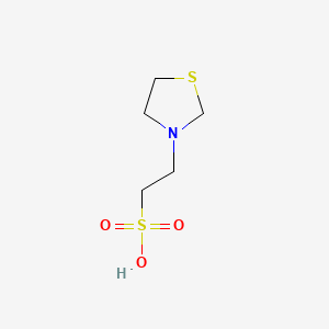 3-Thiazolidineethanesulfonic acid