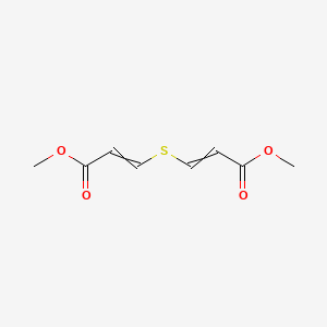 molecular formula C8H10O4S B14722482 Dimethyl 3,3'-sulfanediyldi(prop-2-enoate) CAS No. 13830-99-4