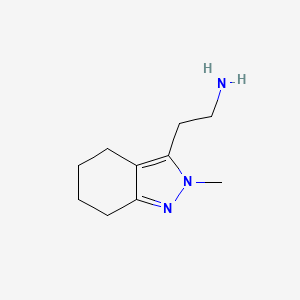 2-(2-methyl-4,5,6,7-tetrahydro-2H-indazol-3-yl)ethan-1-amine