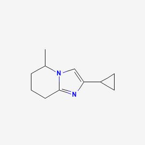 2-Cyclopropyl-5-methyl-5,6,7,8-tetrahydroimidazo[1,2-a]pyridine