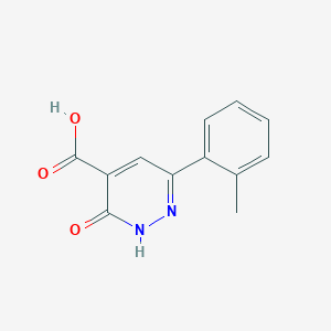 3-Oxo-6-(o-tolyl)-2,3-dihydropyridazine-4-carboxylic acid