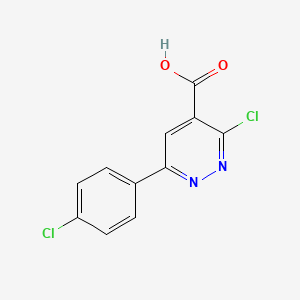 3-Chloro-6-(4-chlorophenyl)pyridazine-4-carboxylic acid