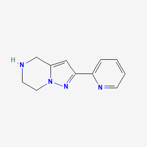 2-(Pyridin-2-yl)-4,5,6,7-tetrahydropyrazolo[1,5-a]pyrazine