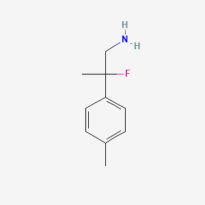 molecular formula C10H14FN B1472295 2-Fluoro-2-(p-tolyl)propan-1-amine CAS No. 1545584-66-4