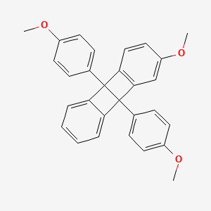 4-Methoxy-1,8-bis(4-methoxyphenyl)tetracyclo[6.6.0.02,7.09,14]tetradeca-2(7),3,5,9,11,13-hexaene