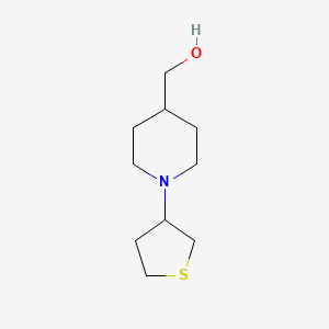 (1-(Tetrahydrothiophen-3-yl)piperidin-4-yl)methanol