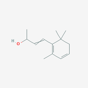 molecular formula C13H20O B14723079 4-(2,6,6-Trimethylcyclohexa-1,3-dien-1-yl)but-3-en-2-ol CAS No. 13215-89-9