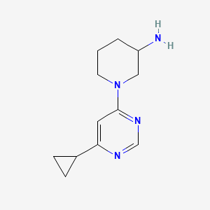 1-(6-Cyclopropylpyrimidin-4-yl)piperidin-3-amine