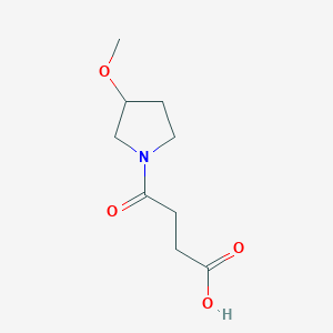 4-(3-Methoxypyrrolidin-1-yl)-4-oxobutanoic acid