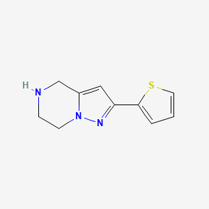 2-(Thiophen-2-yl)-4,5,6,7-tetrahydropyrazolo[1,5-a]pyrazine
