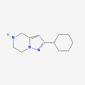 2-Cyclohexyl-4,5,6,7-tetrahydropyrazolo[1,5-a]pyrazine