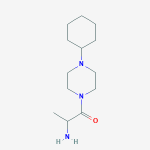 2-Amino-1-(4-cyclohexylpiperazin-1-yl)propan-1-one
