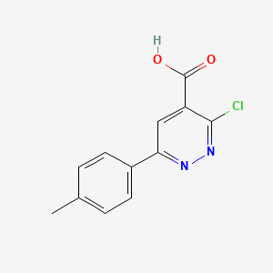 molecular formula C12H9ClN2O2 B1472334 3-Chloro-6-(p-tolyl)pyridazine-4-carboxylic acid CAS No. 1540249-88-4
