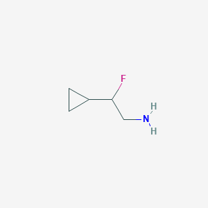 molecular formula C5H10FN B1472339 2-Cyclopropyl-2-fluoroethan-1-amine CAS No. 1501806-39-8