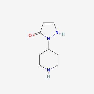 1-(piperidin-4-yl)-1H-pyrazol-5-ol
