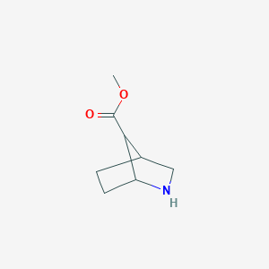 molecular formula C8H13NO2 B1472350 Methyl 2-azabicyclo[2.2.1]heptane-7-carboxylate CAS No. 1559157-90-2