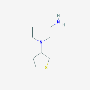 molecular formula C8H18N2S B1472381 N1-ethyl-N1-(tetrahydrothiophen-3-yl)ethane-1,2-diamine CAS No. 1550824-22-0