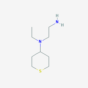 N1-ethyl-N1-(tetrahydro-2H-thiopyran-4-yl)ethane-1,2-diamine