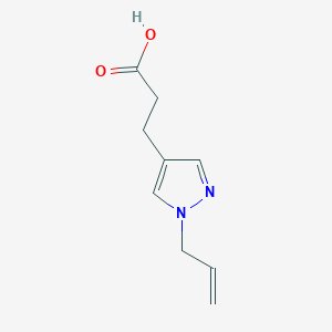 3-[1-(prop-2-en-1-yl)-1H-pyrazol-4-yl]propanoic acid