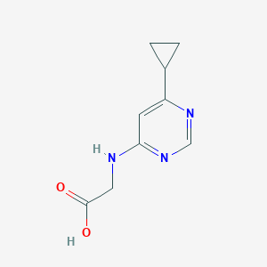 2-[(6-Cyclopropylpyrimidin-4-yl)amino]acetic acid
