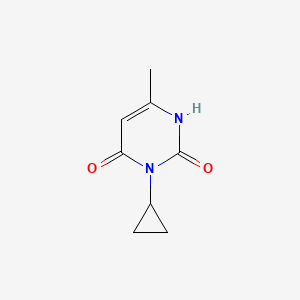 3-Cyclopropyl-6-methylpyrimidine-2,4(1H,3H)-dione