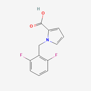 1-[(2,6-difluorophenyl)methyl]-1H-pyrrole-2-carboxylic acid