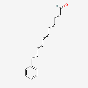 B14724154 11-Phenylundeca-2,4,6,8,10-pentaenal CAS No. 5462-94-2