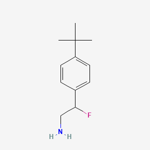 molecular formula C12H18FN B1472427 2-(4-Tert-butylphenyl)-2-fluoroethan-1-amine CAS No. 1554405-97-8