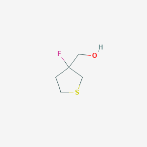 molecular formula C5H9FOS B1472438 (3-Fluorothiolan-3-yl)methanol CAS No. 1550730-31-8