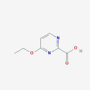 molecular formula C7H8N2O3 B1472457 4-Ethoxypyrimidine-2-carboxylic acid CAS No. 1557200-25-5