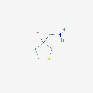(3-Fluorothiolan-3-yl)methanamine